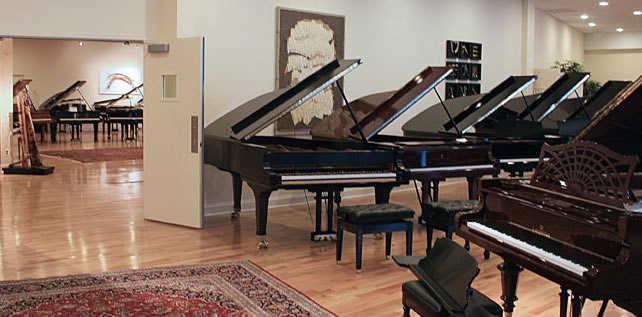 Piano as art gallery image