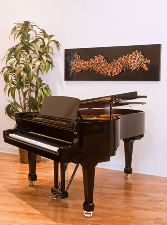 Piano As ARt Dragon Detail