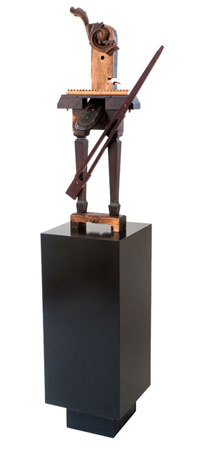 The Critic sculpture